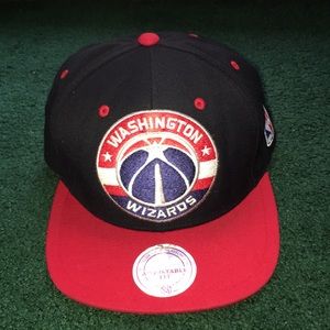 Nostalgia Black Washington Wizards SnapBack Cap